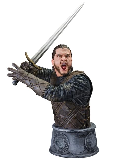 Busto de Jon Nieve Batalla de los Bastardos 15 cm - Juegos de Tronos