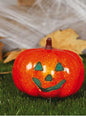 Calabaza con luz