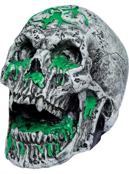 Calavera decorativa radiactiva - Ghoulish | Funidelia