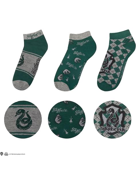 Calcetines cortos Slytherin - Harry Potter