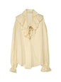 Camisa beige de pirata para mujer - Widmann | Funidelia