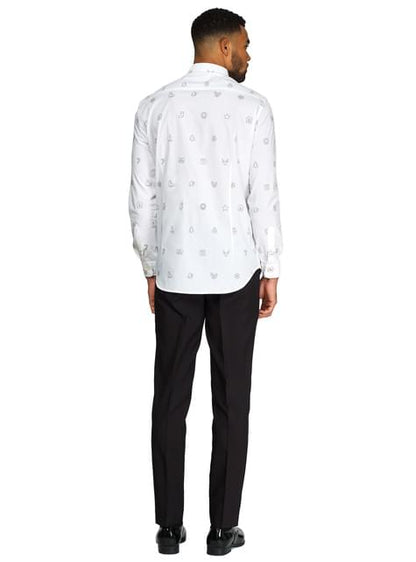 Camisa Navideña blanca “Icons“ - Opposuits - Opposuits | Funidelia