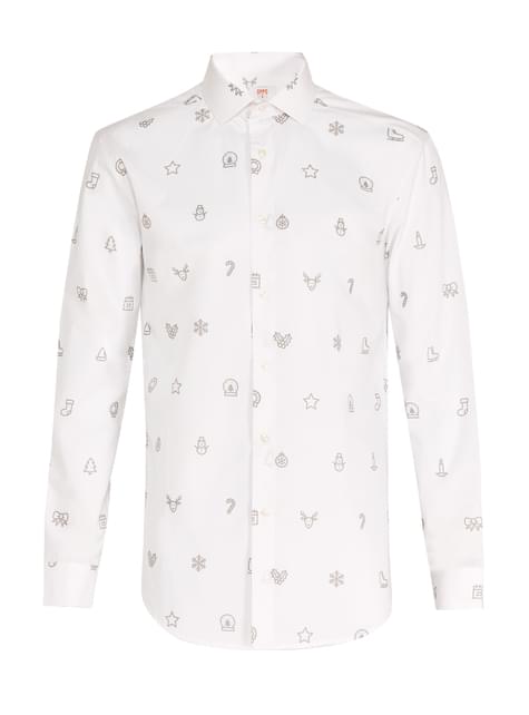 Camisa Navideña blanca “Icons“ - Opposuits - Opposuits | Funidelia