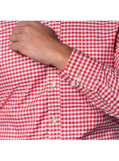 Camisa de Oktoberfest rojo Deluxe para hombre
