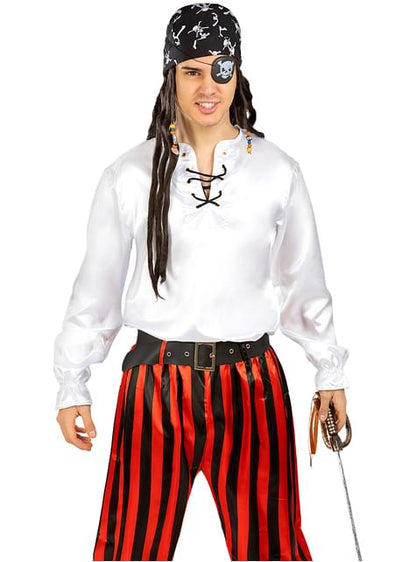 Camisa de pirata blanca - Funiglobal | Funidelia