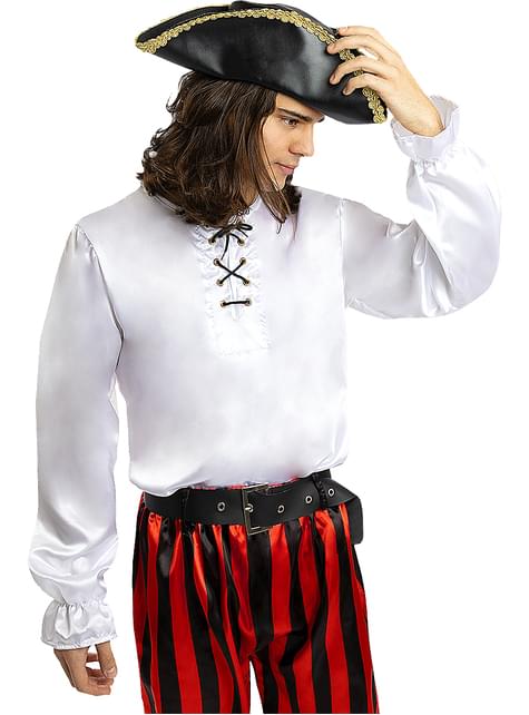 Camisa de pirata blanca - Funiglobal | Funidelia