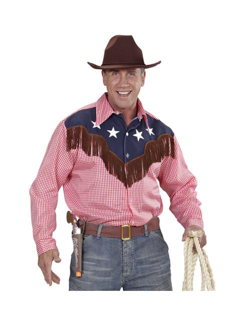 Camisa de vaquero de rodeo para hombre talla grande