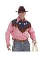 Camisa de vaquero de rodeo para hombre talla grande