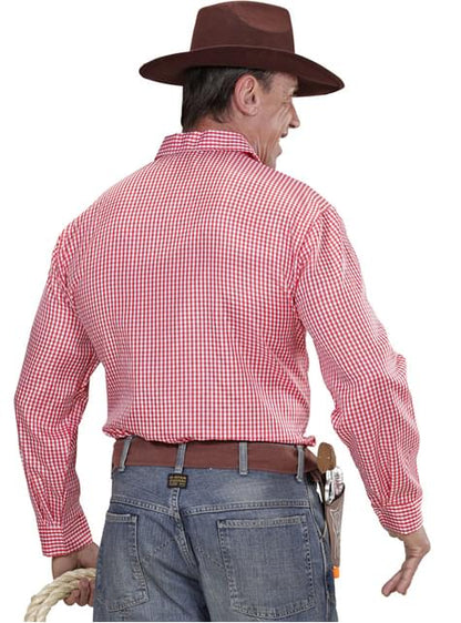 Camisa de vaquero de rodeo para hombre talla grande