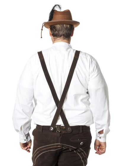 Camisa Oktoberfest blanca para hombre