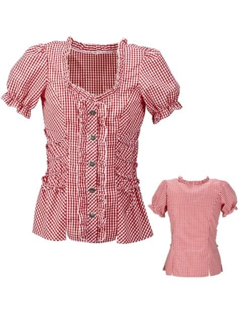Camisa Oktoberfest talla grande para mujer