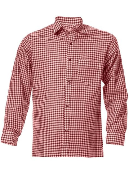 Camisa tirolesa roja para hombre - Partychimp | Funidelia