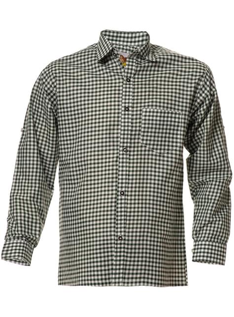 Camisa tirolesa verde para hombre - Partychimp | Funidelia