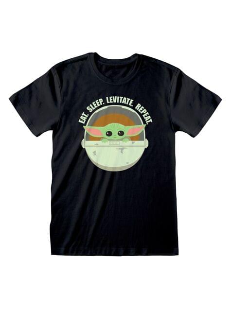 Camiseta Baby Yoda repeat para hombre - The Mandalorian Star Wars - Heroes Inc. | Funidelia