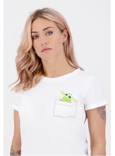Camiseta Baby Yoda The Mandalorian para mujer - Star Wars - DIFUZED Bioworld Europe | Funidelia