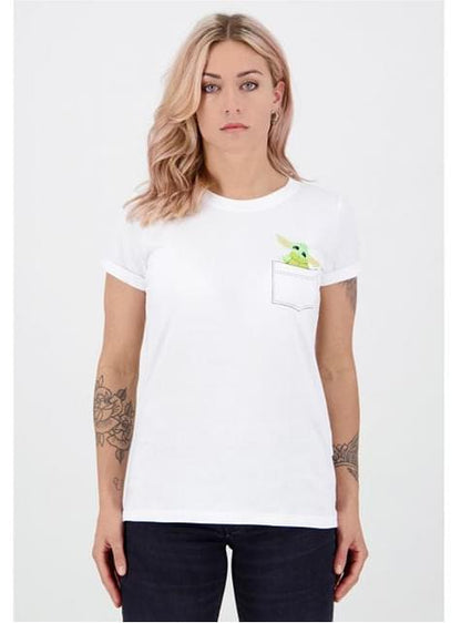 Camiseta Baby Yoda The Mandalorian para mujer - Star Wars - DIFUZED Bioworld Europe | Funidelia