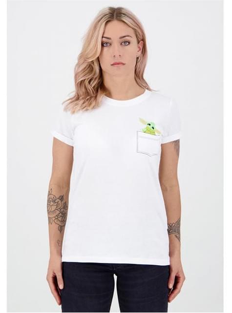 Camiseta Baby Yoda The Mandalorian para mujer - Star Wars - DIFUZED Bioworld Europe | Funidelia