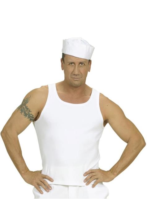 Camiseta blanca de tirantes