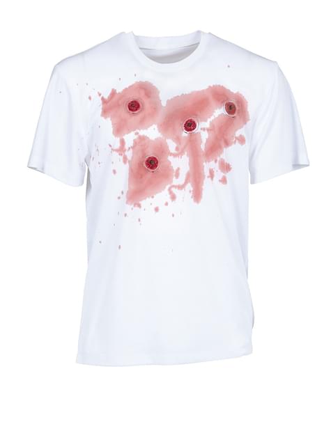 Camiseta con disparos