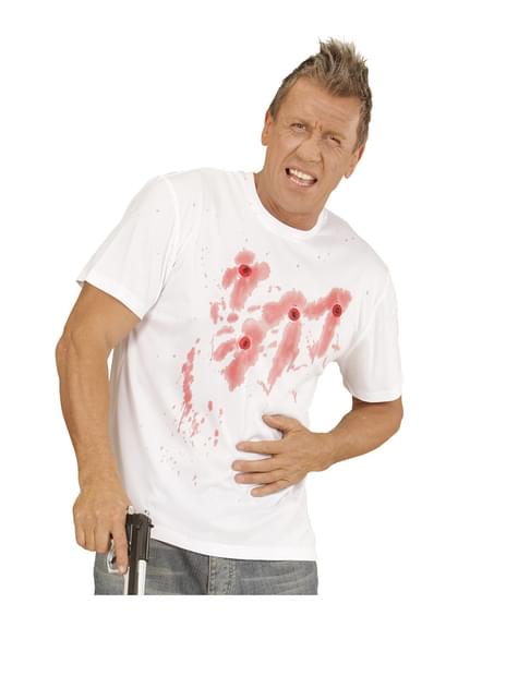 Camiseta con disparos