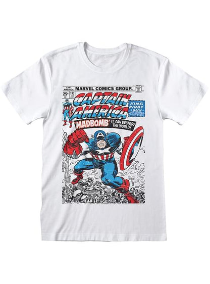 Camiseta de Capitán America Comics para adulto - Marvel - Heroes Inc. | Funidelia