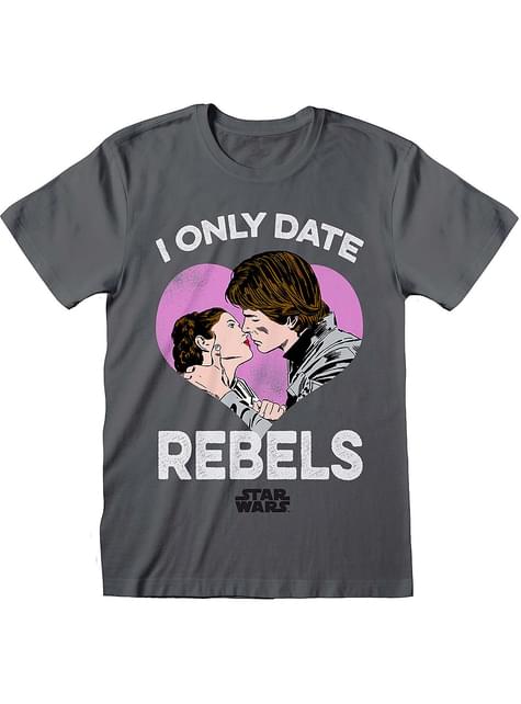 Camiseta de Han Solo y Leia para adulto - Star Wars