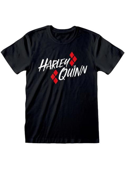 Camiseta de Harley Quinn logo para adulto - Heroes Inc. | Funidelia