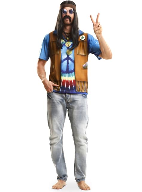 Camiseta de hippie festivalero para hombre