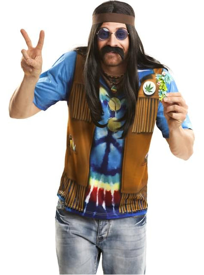 Camiseta de hippie festivalero para hombre