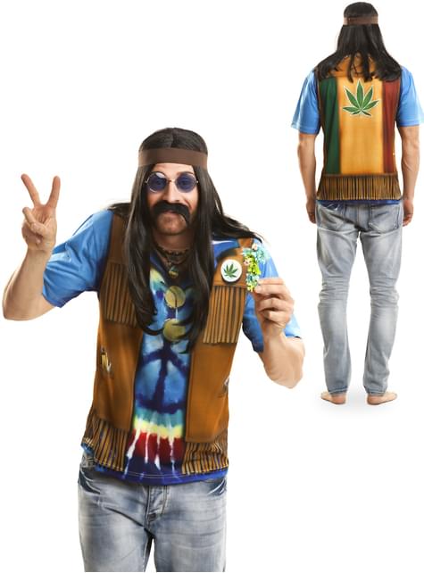 Camiseta de hippie festivalero para hombre