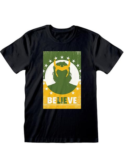 Camiseta de Loki Believe para adulto - Marvel - Heroes Inc. | Funidelia
