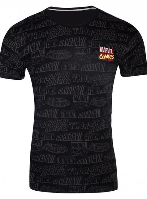 Camiseta de Marvel cómics negra - DIFUZED Bioworld Europe | Funidelia