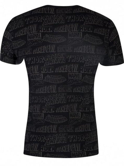 Camiseta de Marvel cómics negra - DIFUZED Bioworld Europe | Funidelia
