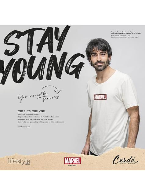 Camiseta de Marvel logo para hombre - Artesanía Cerdá S.L. | Funidelia