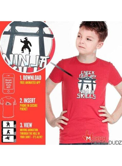 Camiseta de ninja en acción infantil - Morphsuits | Funidelia