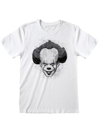 Camiseta de Pennywise blanca para hombre - IT Capítulo 2 - Heroes Inc. | Funidelia