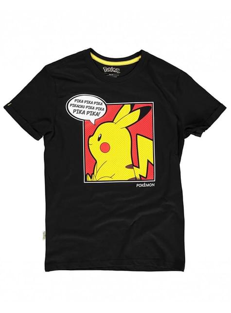 Camiseta de Pikachu negra para mujer - Pokémon - DIFUZED Bioworld Europe | Funidelia