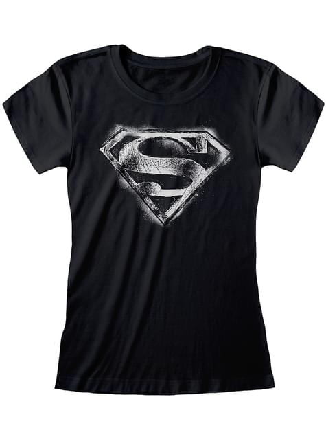 Camiseta de Superman logo para mujer - DC Comics