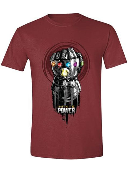Camiseta de Thanos Guantelete del Infinito granate- Vengadores Infinity War - TimeCity | Funidelia