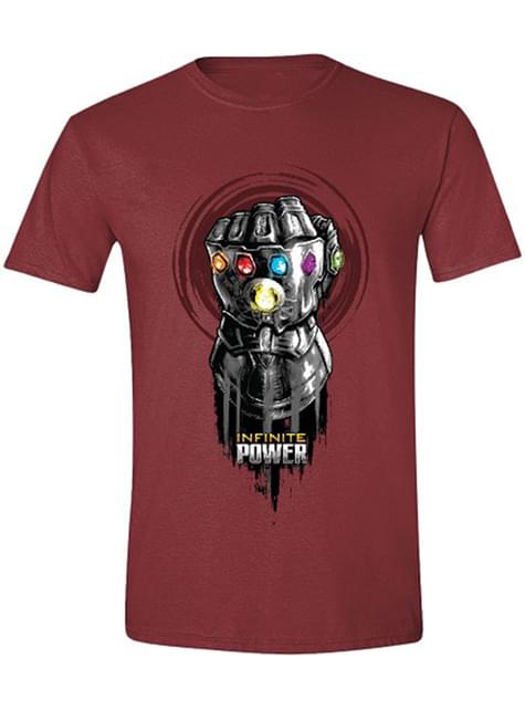 Camiseta de Thanos Guantelete del Infinito granate- Vengadores Infinity War - TimeCity | Funidelia