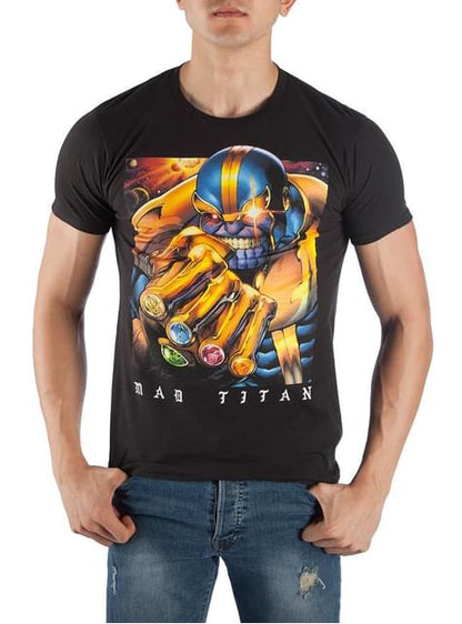 Camiseta de Thanos Mad Titan para hombre - Vengadores Infinity War - Bioworld International  | Funidelia