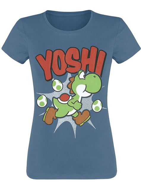 Camiseta de Yoshi para mujer - Super Mario - Heroes Inc. | Funidelia