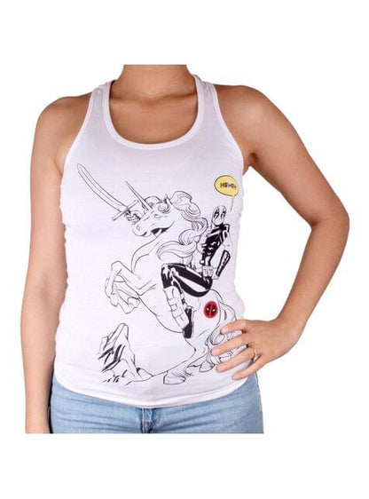 Camiseta Deadpool Ride Unicorn para mujer - Legend Distribution | Funidelia