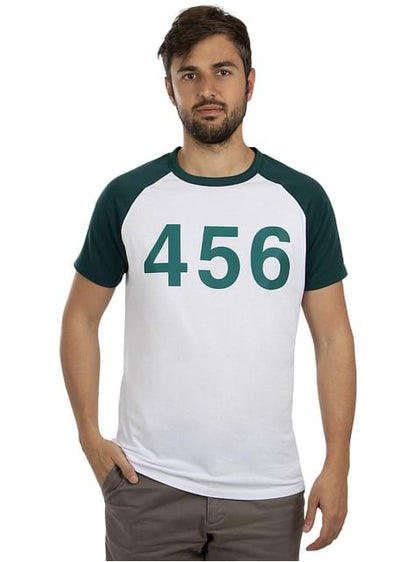 Camiseta El Juego del Calamar nº 456 - Oficial Netflix