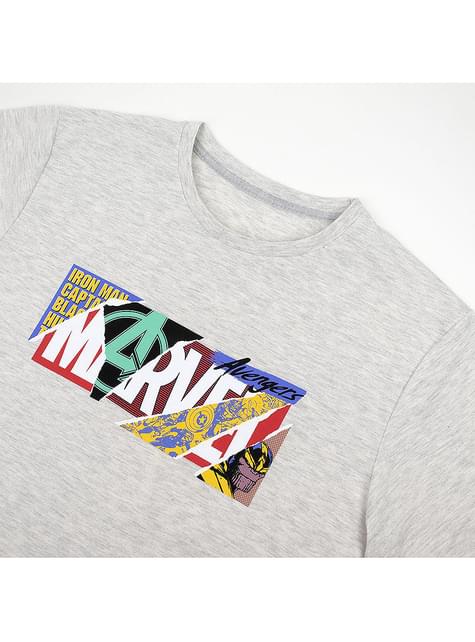 Camiseta Marvel logo collage para hombre - Artesanía Cerdá S.L. | Funidelia