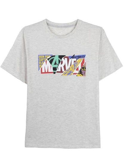 Camiseta Marvel logo collage para hombre - Artesanía Cerdá S.L. | Funidelia