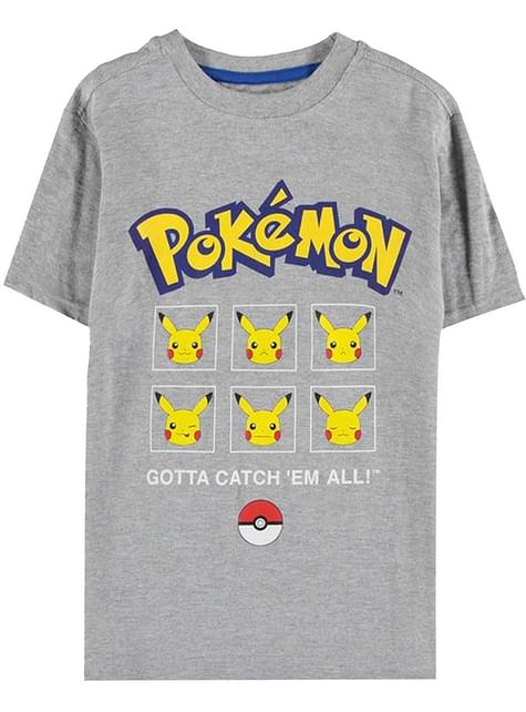 Camiseta Pikachu y Pokeball para niños - Pokémon - DIFUZED Bioworld Europe | Funidelia