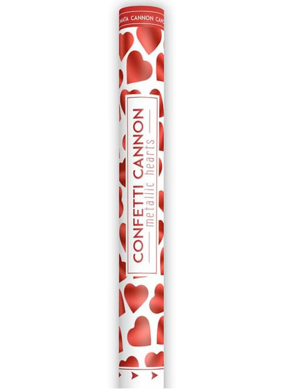 Cañon de confeti de corazones - Valentine Collection - Partydeco | Funidelia