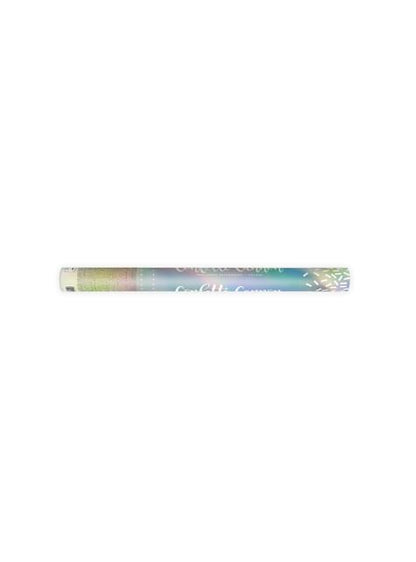 Cañón de confeti iridiscente de 60 cm - Partydeco | Funidelia