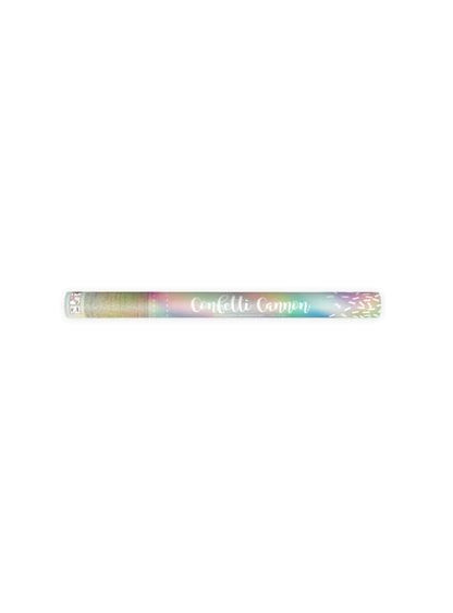 Cañón de confeti iridiscente de 60 cm - Partydeco | Funidelia